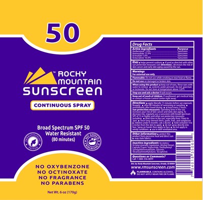 Label (Rms 6 Oz Spf50 Spray)